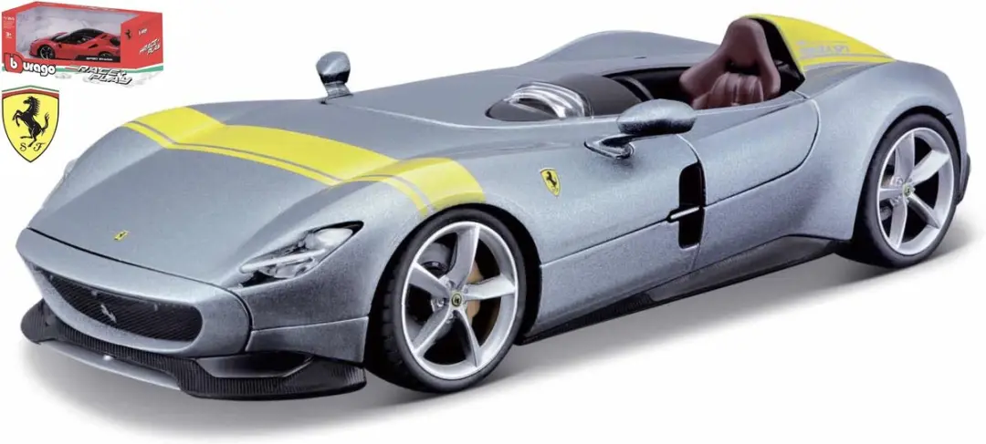Ferrari Monza SP1 Grey with Yellow