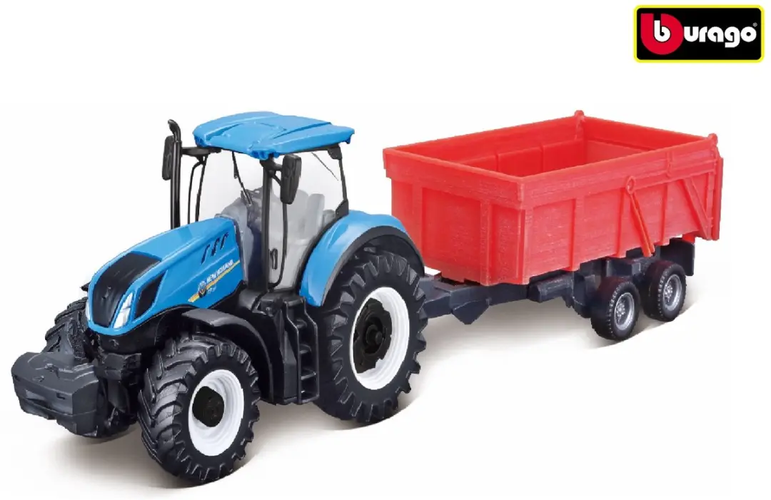 Bburago New Holland T7.315 Tractor met Kipwagen 18-31658