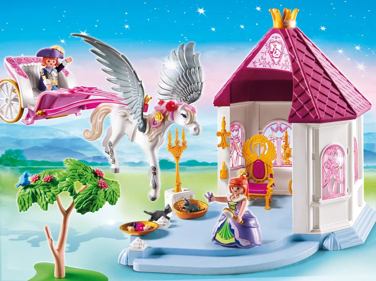 Playmobil Pegasus Paard met Koningspaar