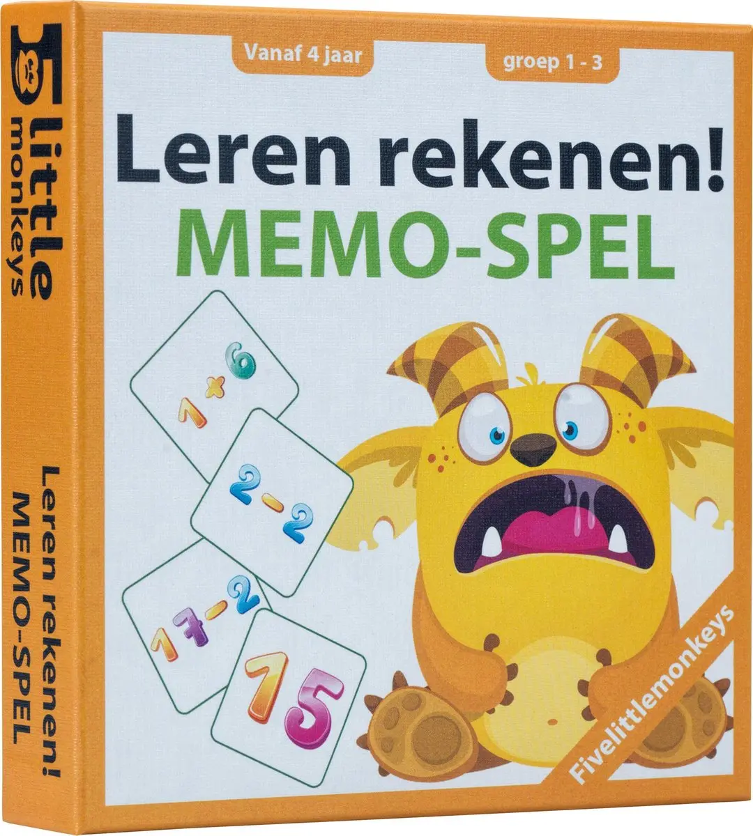 Fivelittlemonkeys Leren Rekenen Memo-Spel