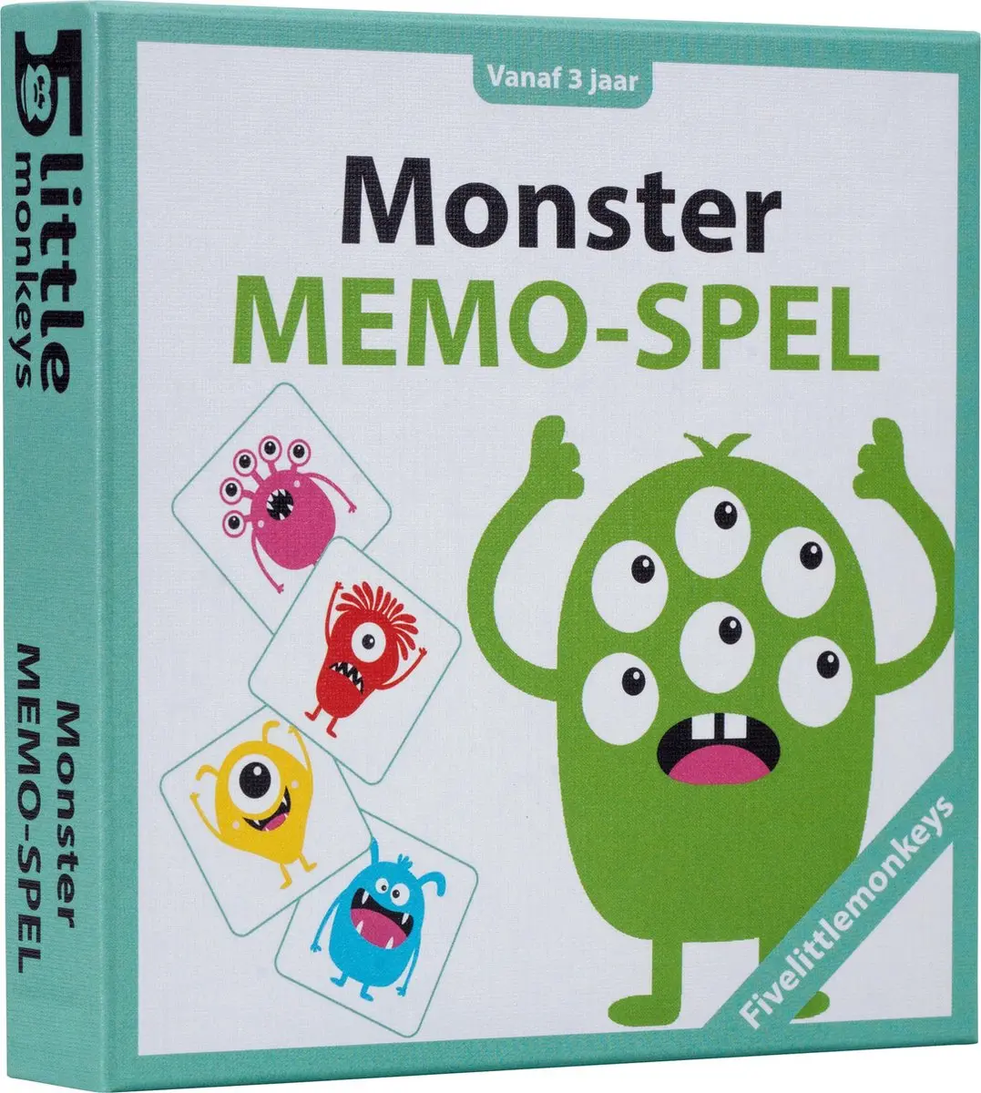 Fivelittlemonkeys Monster Memo-Spel