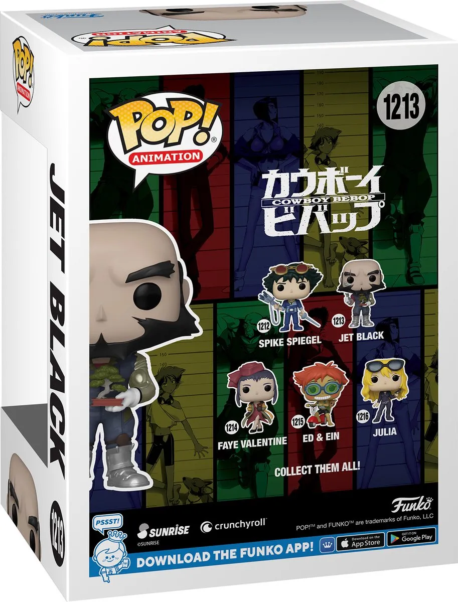 Funko Pop! Animation Cowboy Bebop Jet met Bonsai 58022 - Veelkleurig