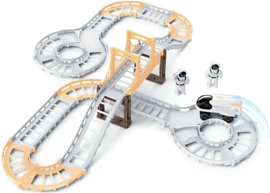 Koopman Ruimte Racebaan Speelset S34938210 - 31 Delen - Meerkleurig - afbeelding 2 van 3