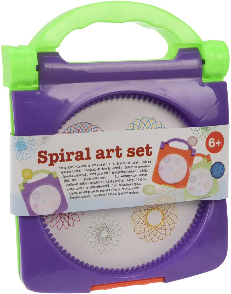Koopman Tekenspiraal Set - 4 Tandwielen - Multicolor - afbeelding 2 van 3