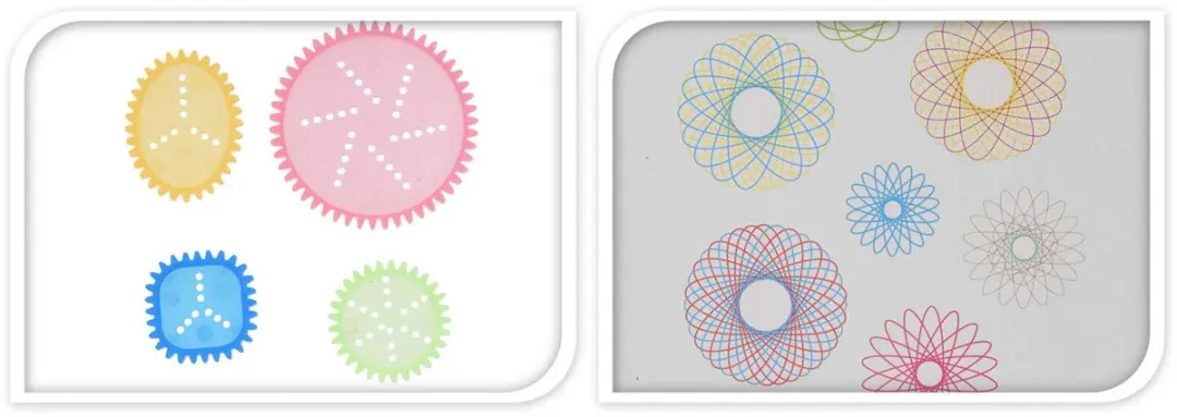 Koopman Tekenspiraal Set - 4 Tandwielen - Multicolor - afbeelding 3 van 3