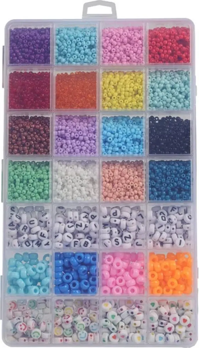 Koopman Kralenset Multicolor - 28-delig - 16 Kleuren - afbeelding 2 van 3
