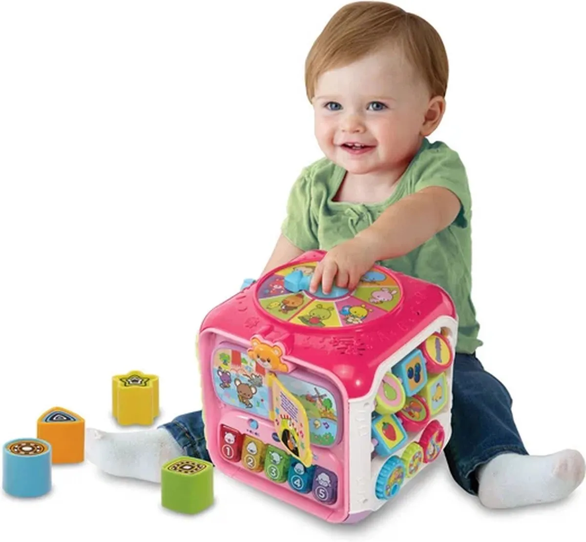 VTech Baby Activiteiten Kubus Roze - Educatief Speelgoed