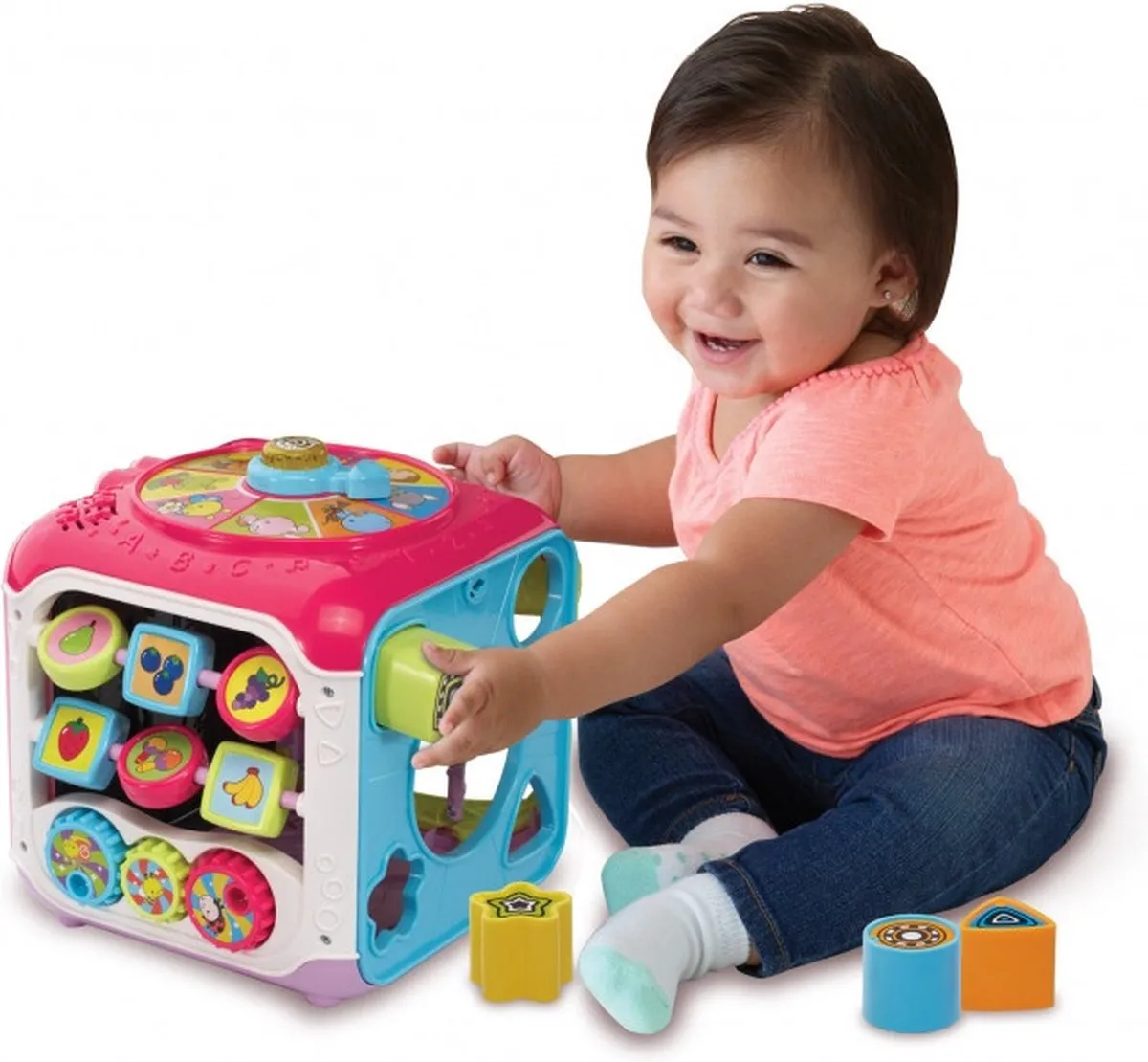 VTech Baby Activiteiten Kubus Roze - Educatief Speelgoed