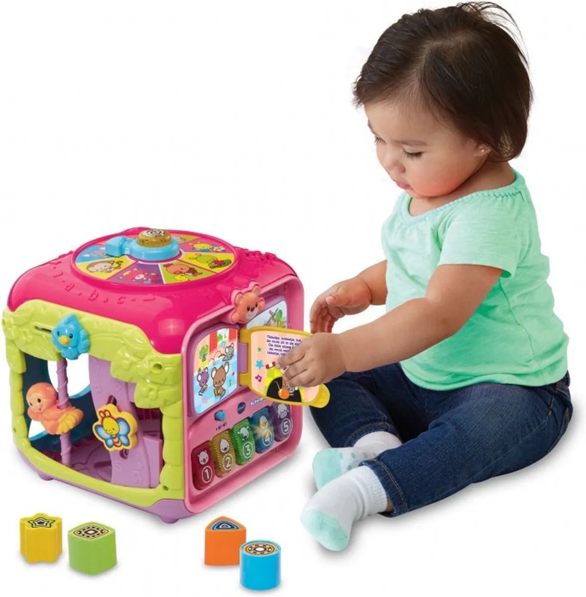 VTech Baby Activiteiten Kubus Roze - Educatief Speelgoed