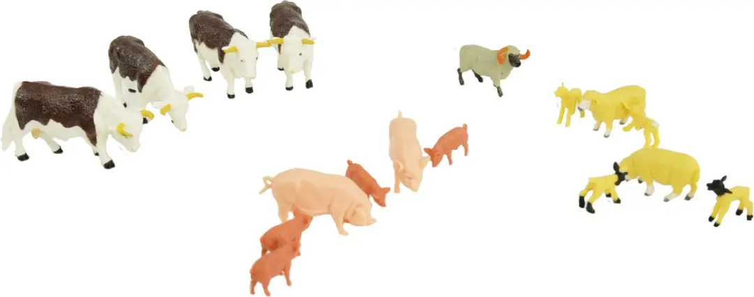 Britains 43096A1 Dierenboerderij Set - 17 Stuks - Multicolor