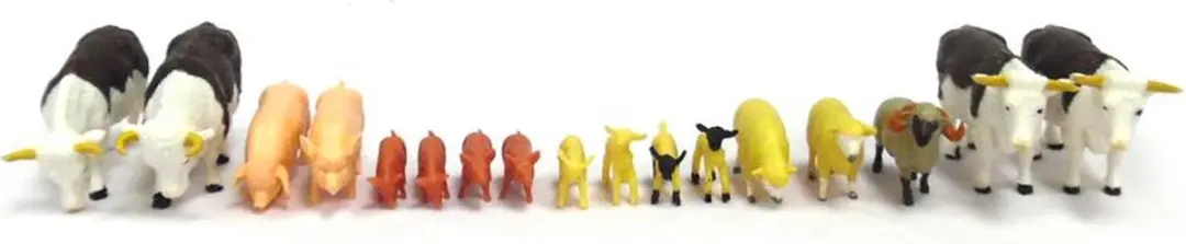 Britains 43096A1 Dierenboerderij Set - 17 Stuks - Multicolor