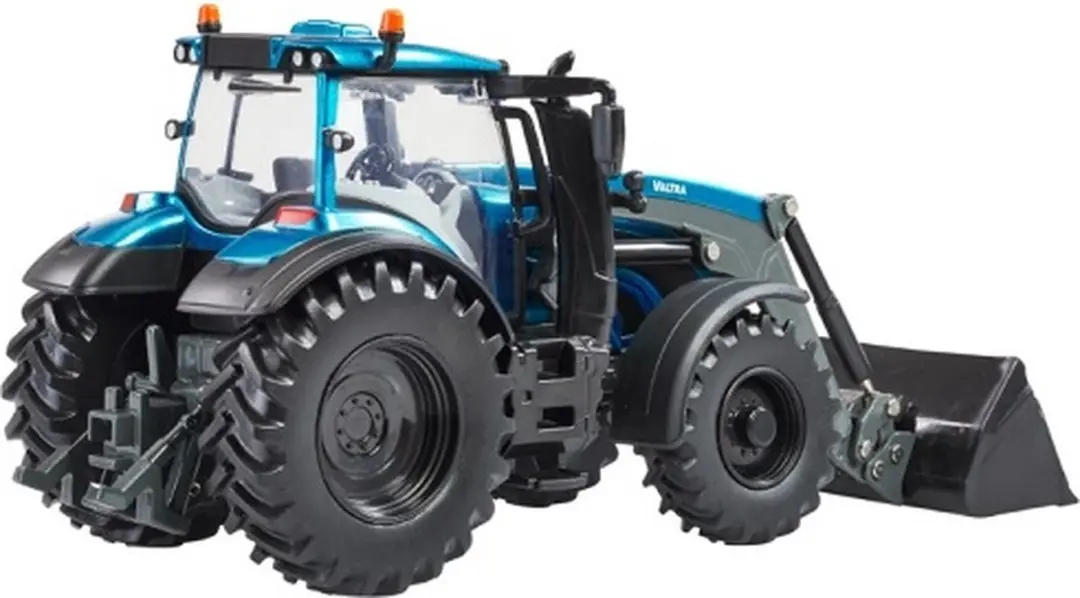 Britains Valtra T234 Tractor met lader 1:32 - Metallic blauw/zwart