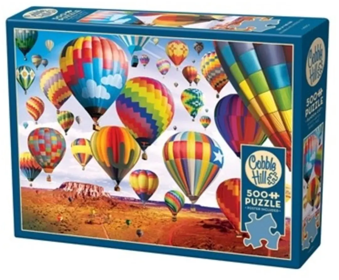 XL legpuzzel -luchtballonnen -500 extra grote stukjes -Cobble Hill