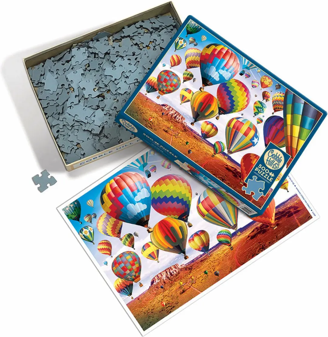 Cobble Hill XL Luchtballonnen Legpuzzel 500 Stuks - Meerkleurig