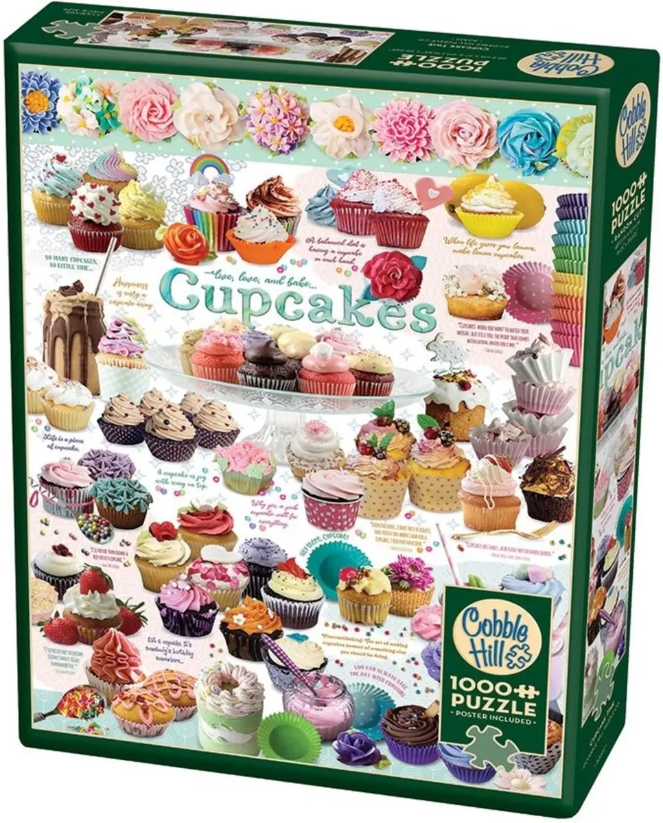 Cobble Hill Tijd voor Cupcakes Puzzel 1000 Stuks