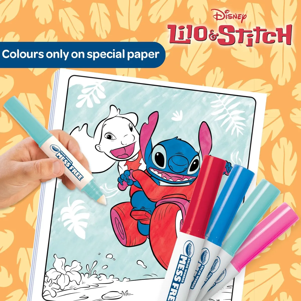 Crayola Color Wonder Disney Lilo en Stitch Kleurboek - 18 Stuks