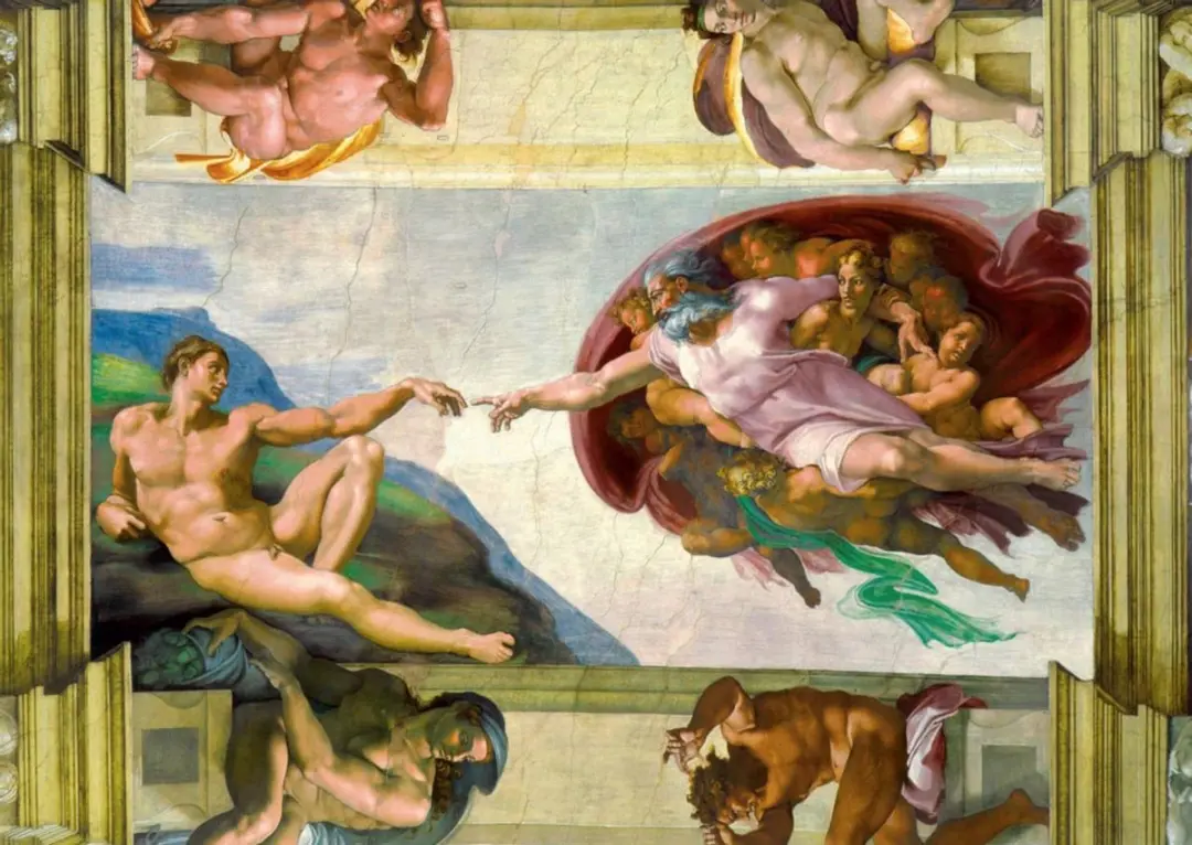 Bluebird Puzzle legpuzzel Michelangelo The Creation of Adam 1000 stukjes.