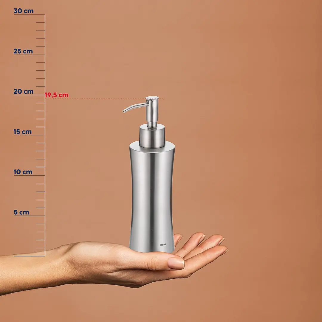 Kela Elegance Zeepdispenser - Zilver - afbeelding 3 van 6