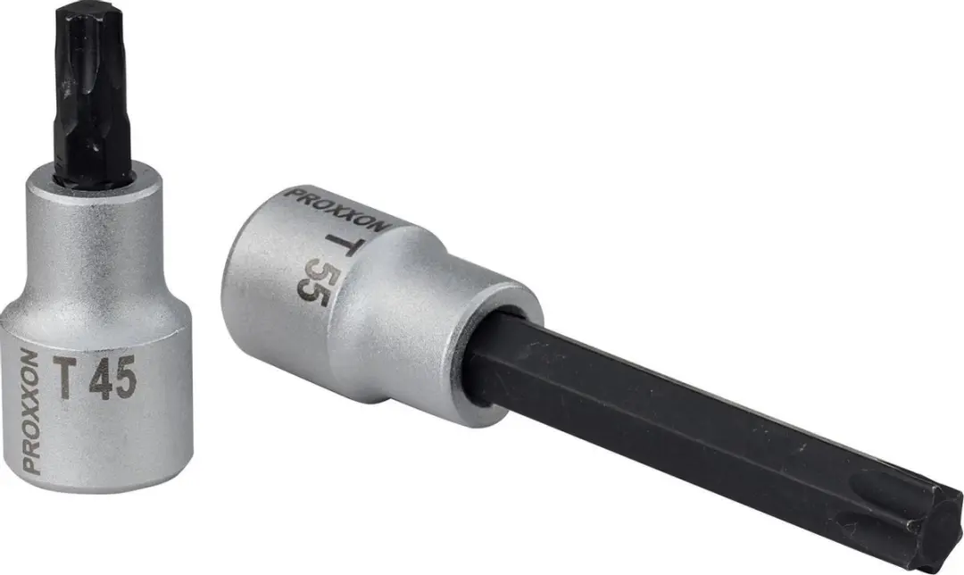Proxxon Torx Bit Dop 1/2" TX45 - 55mm - T40 - Grijs/Zwart - afbeelding 3 van 6