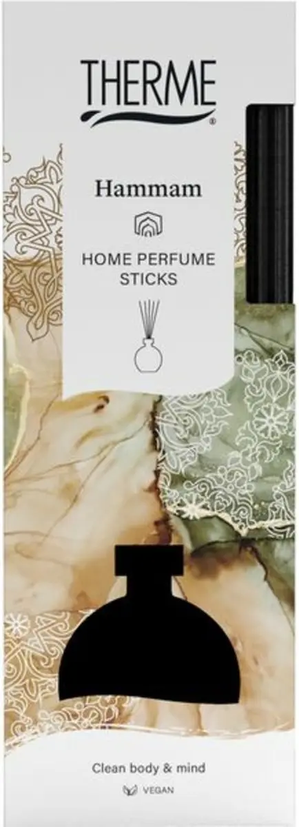 Therme Hammam Home Perfume Sticks 150ml - Zwart