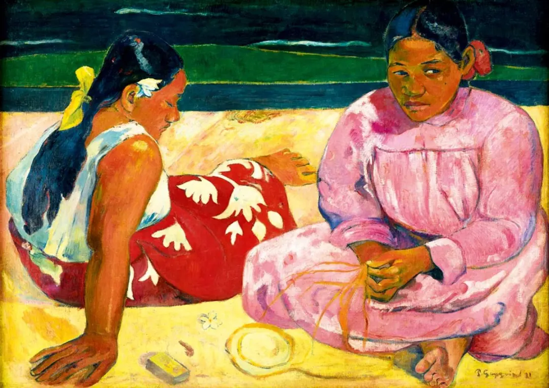 Bluebird Puzzle kunst puzzel Gauguin Tahitian Women on the Beach 1000 stukjes.