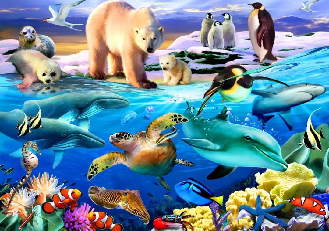 Bluebird Puzzle legpuzzel Oceans of Life