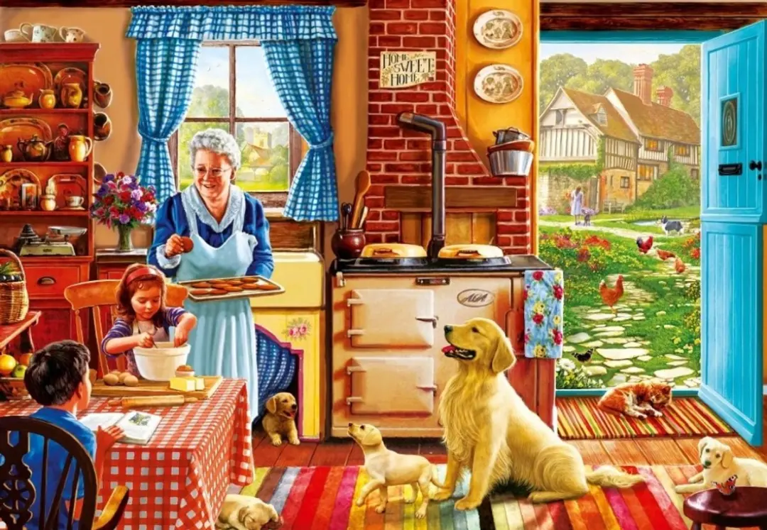 Bluebird Puzzle legpuzzel Cottage Interior