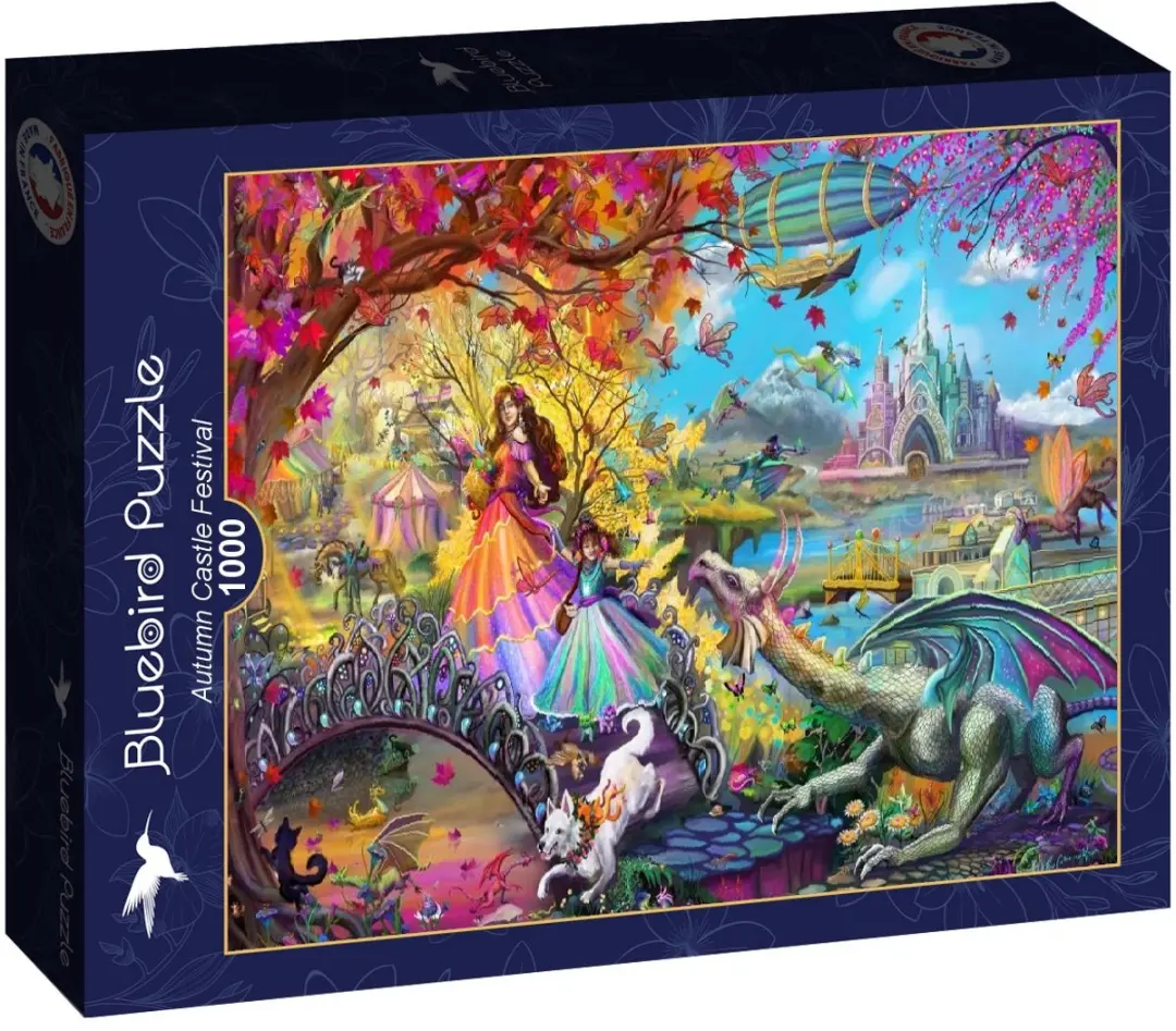 Bluebird Puzzle herfst kasteel festival