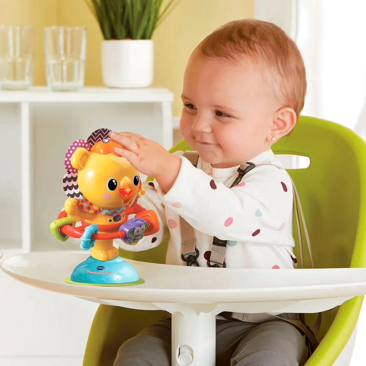 VTech Baby Draai & Dans Leeuw - 364689 - Educatief Speelgoed - Multikleuren
