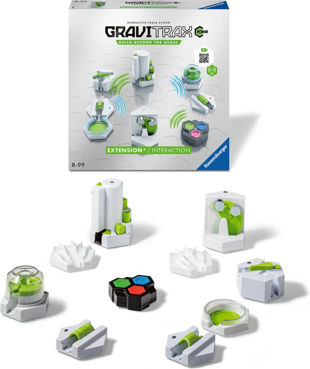 GraviTrax Power Extension Interaction - 13-delige set - Groen/Zilver - afbeelding 6 van 6