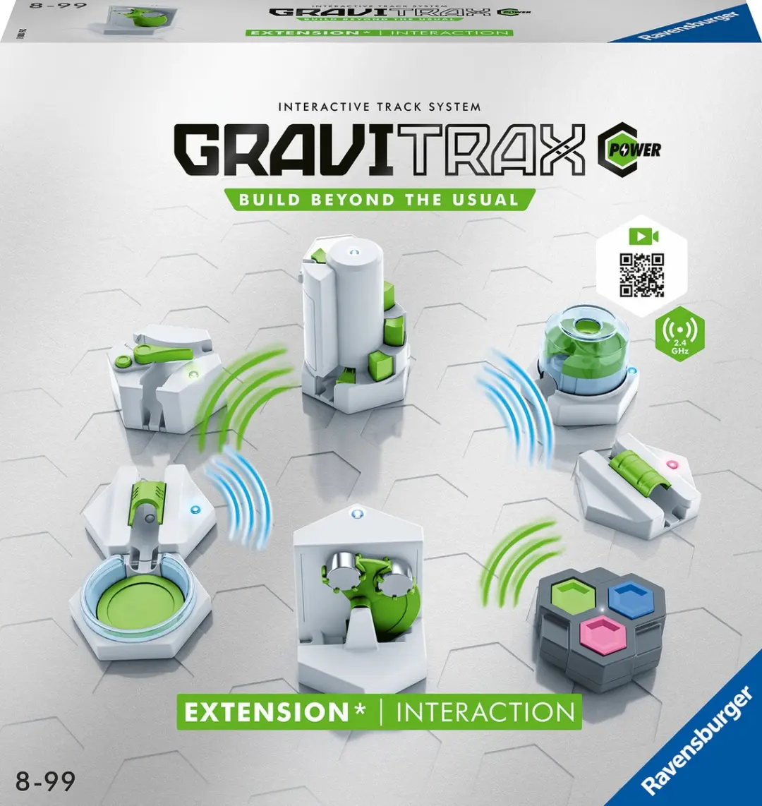 GraviTrax Power Extension Interaction - 13-delige set - Groen/Zilver