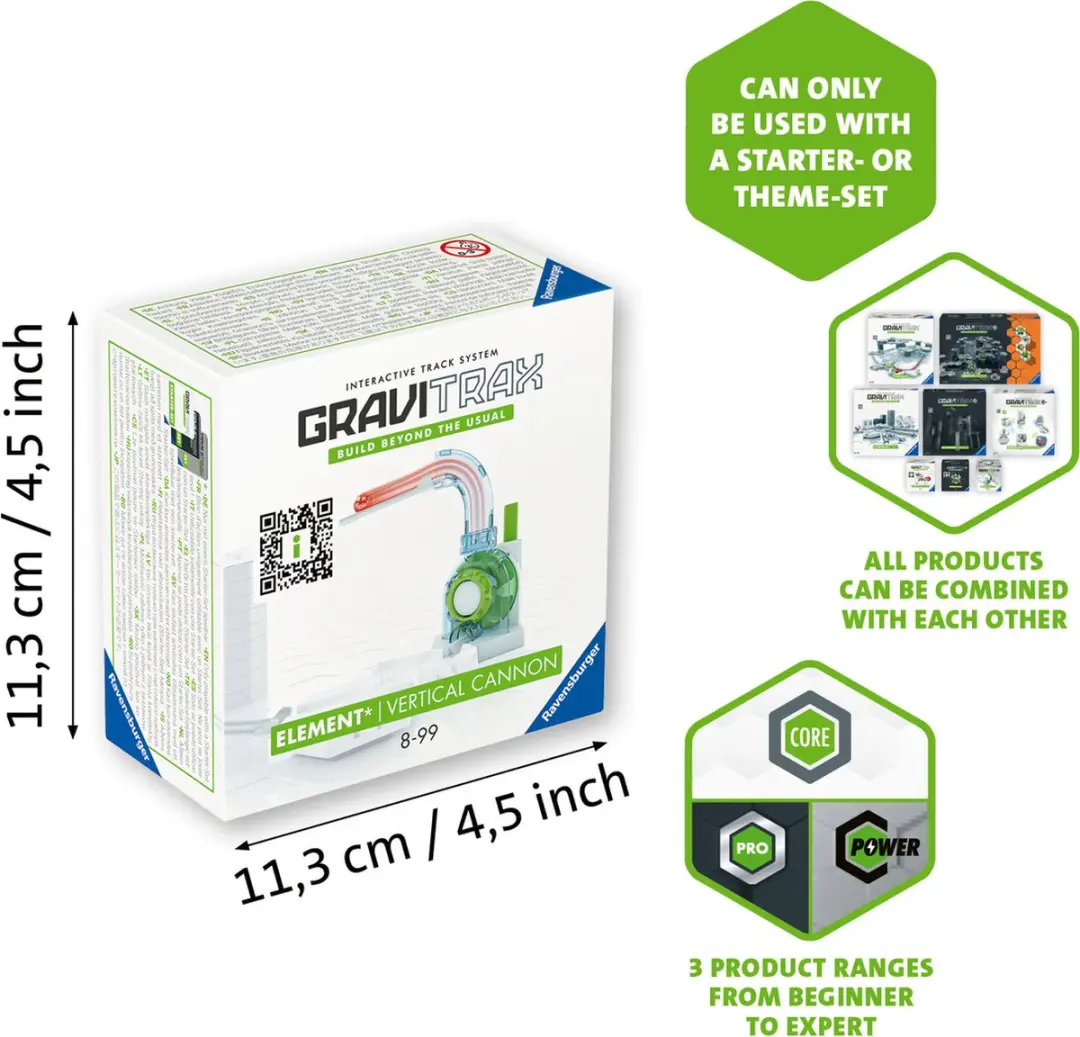 GraviTrax Vertical Cannon - Kogelbaanuitbreiding - Meerkleurig - afbeelding 5 van 6