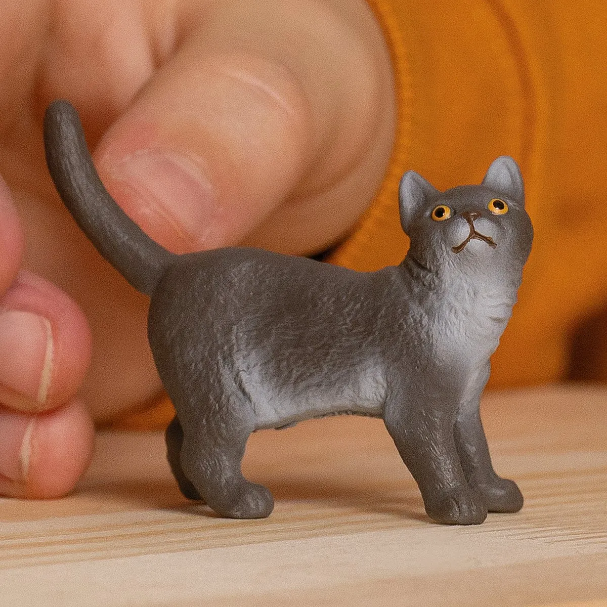 Schleich FARM WORLD Britse Korthaar 13973 - Grijs