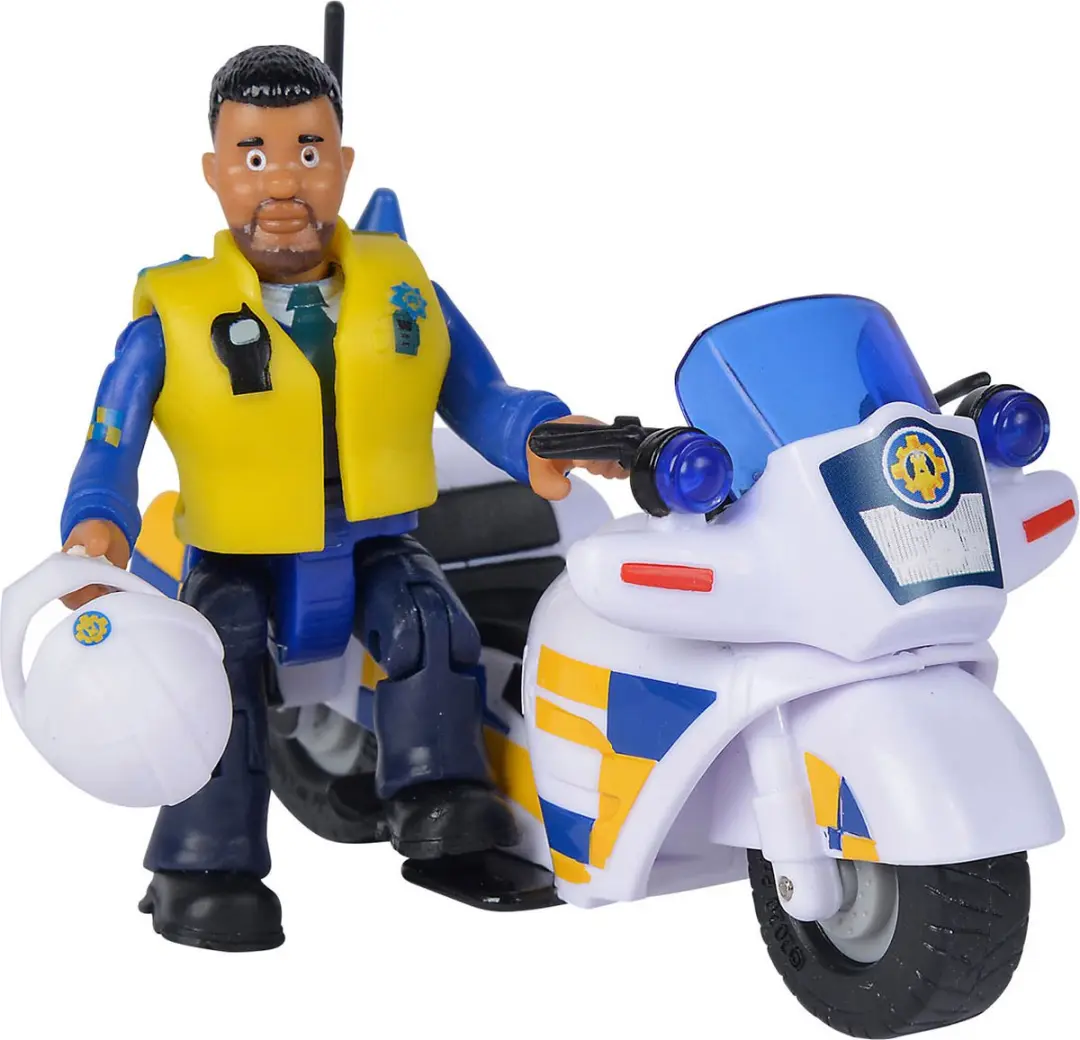 Simba Sam Polizei Motorrad - Meerkleurig