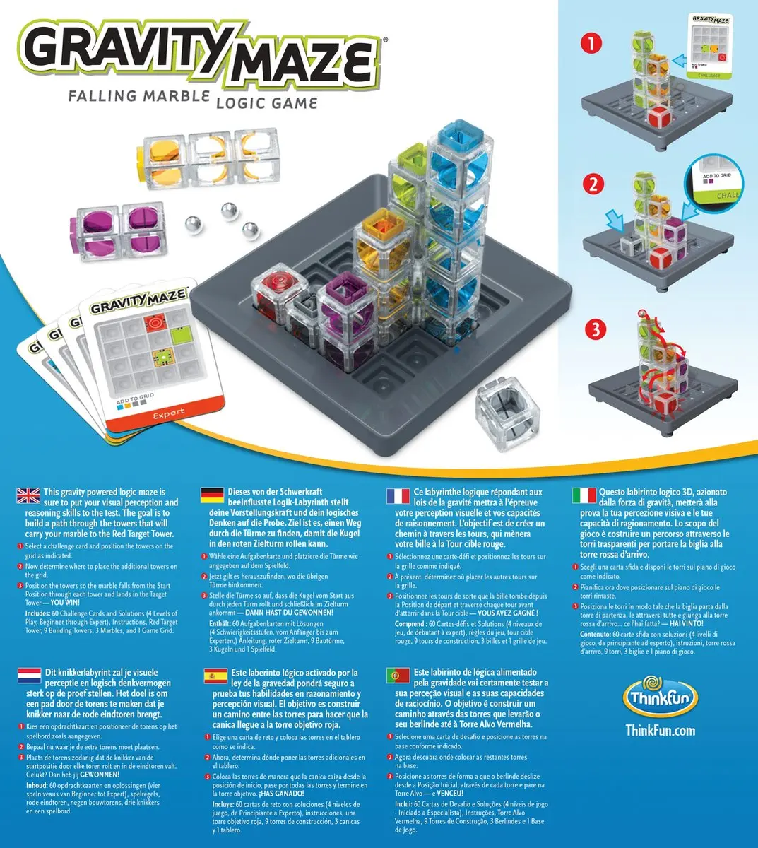 ThinkFun Gravity Maze Breinbreker - 764334