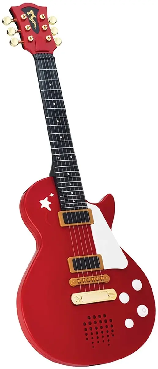 Simba My Music World Rockgitaar 56cm - Rood/Zwart/Wit - afbeelding 2 van 6