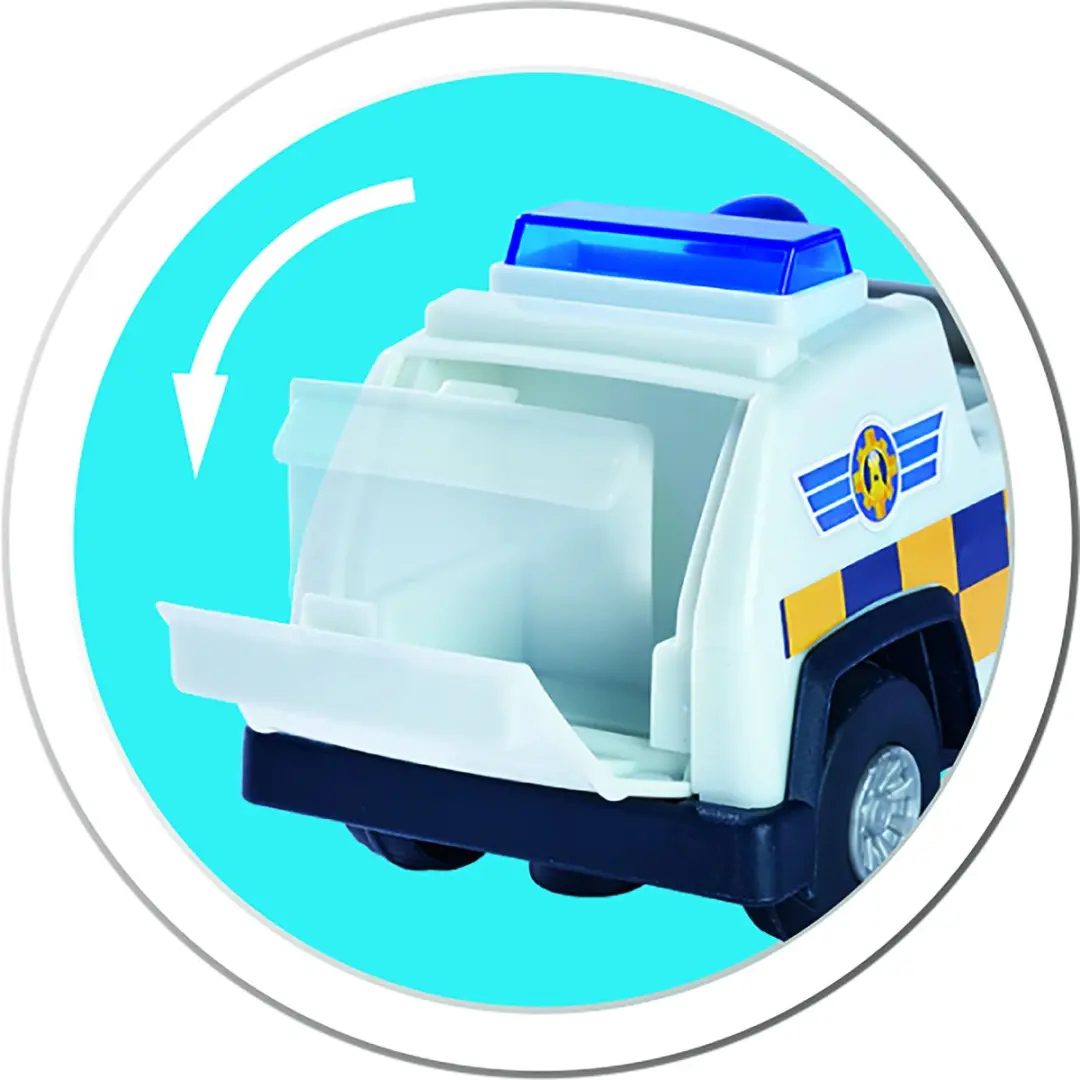 Simba Brandweerman Sam Politie 4x4x - Rose Figuur - MPN 109252508038 - afbeelding 2 van 6