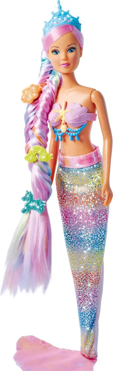 Simba Steffi Love Regenboog Zeemeermin Pop - Meerkleurig - afbeelding 5 van 6