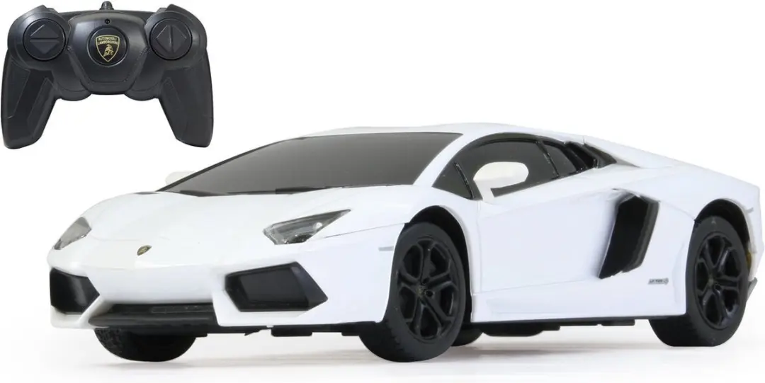 Jamara Lamborghini Aventador 1:24 Modelauto - Wit - 5x Penlite - afbeelding 2 van 6