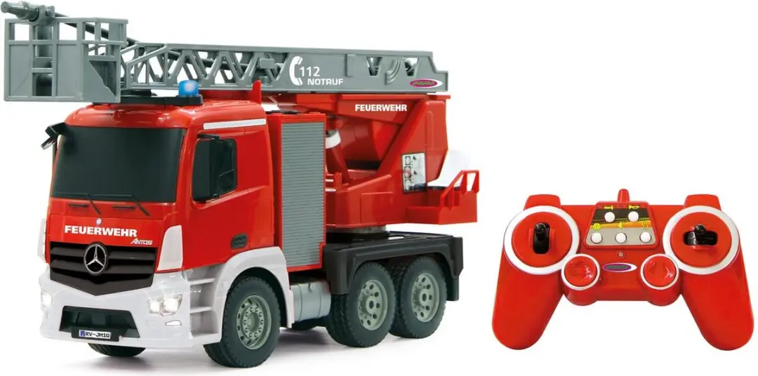 Jamara 404960 RC Ladder Brandweerwagen Mercedes-Benz Antos - 1:20 - Multi