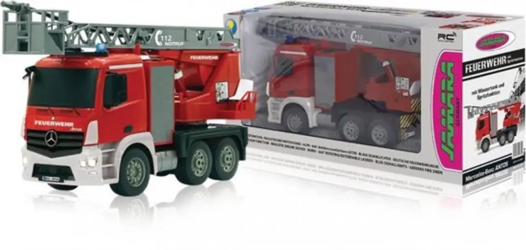 Jamara 404960 RC Ladder Brandweerwagen Mercedes-Benz Antos - 1:20 - Multi
