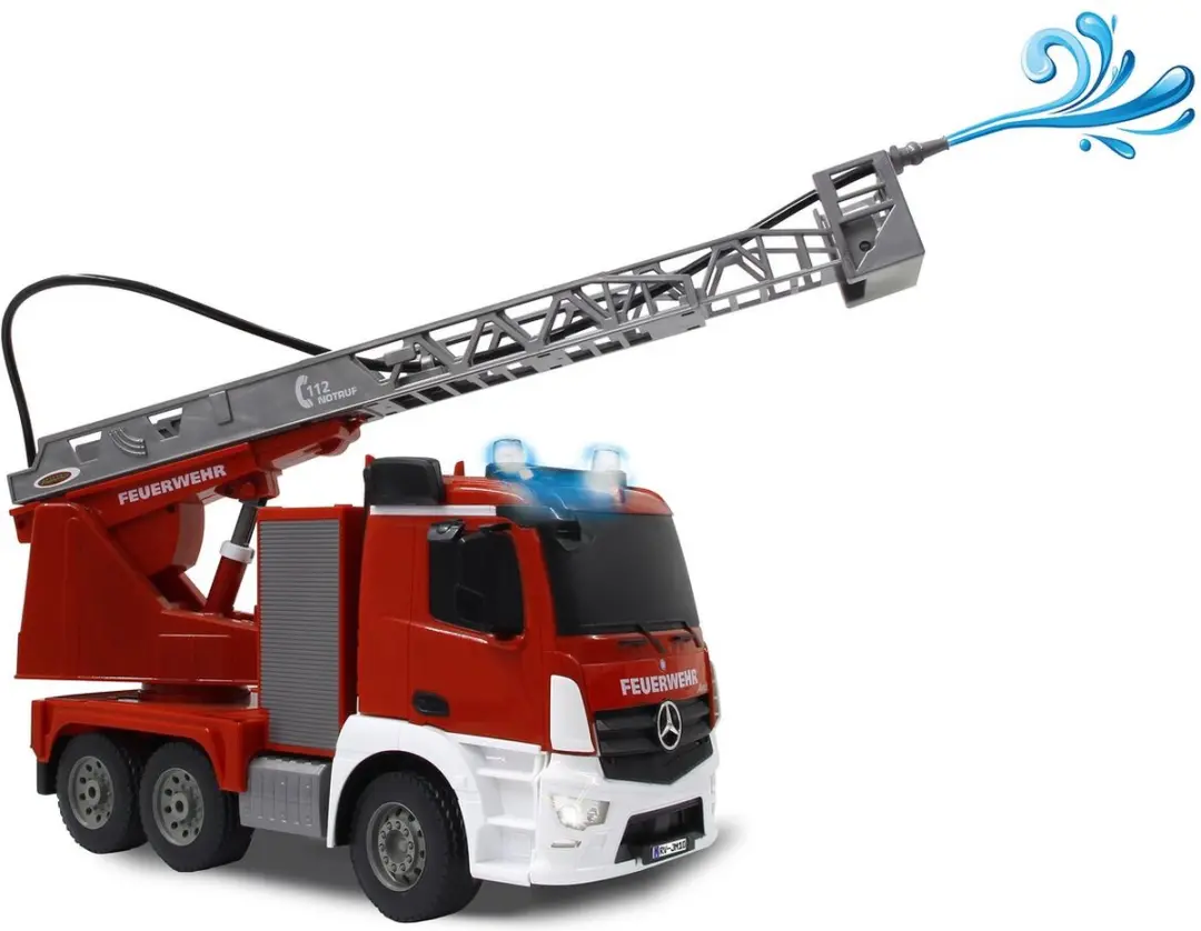 Jamara 404960 RC Ladder Brandweerwagen Mercedes-Benz Antos - 1:20 - Multi