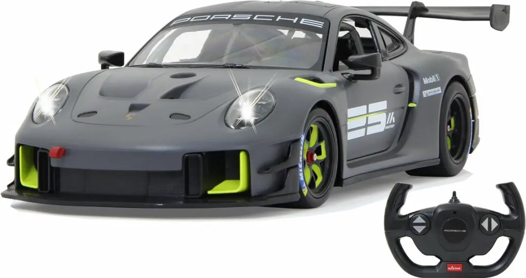 Jamara Porsche 911 GT2 RS RC Auto 1:14 - Grijs - 2,4GHz - afbeelding 3 van 6