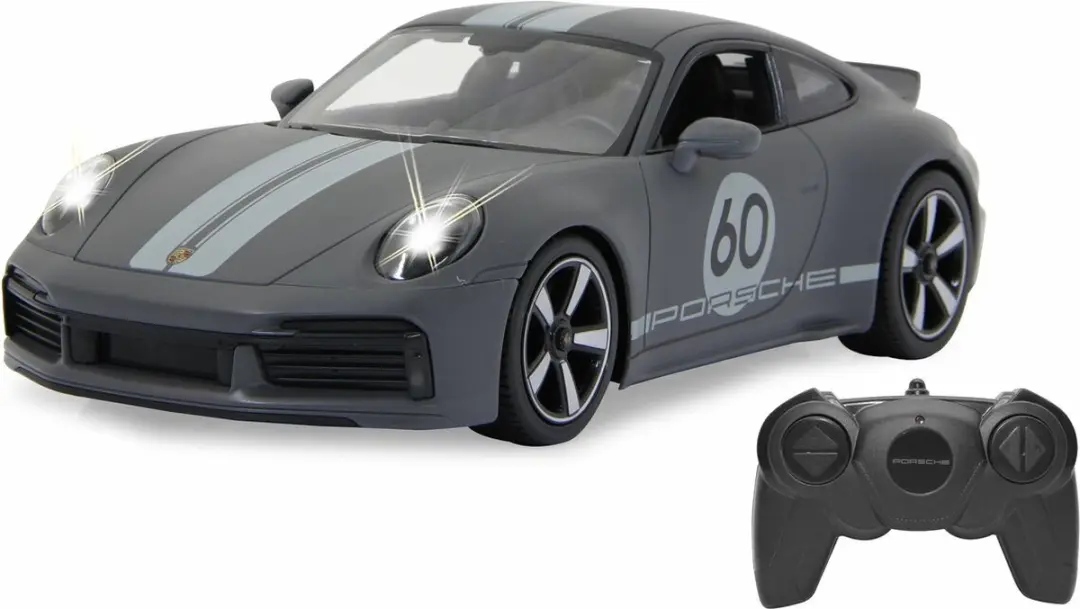 Jamara RC Auto Porsche 911 Sport Classic 1:16 - Grijs - afbeelding 4 van 6