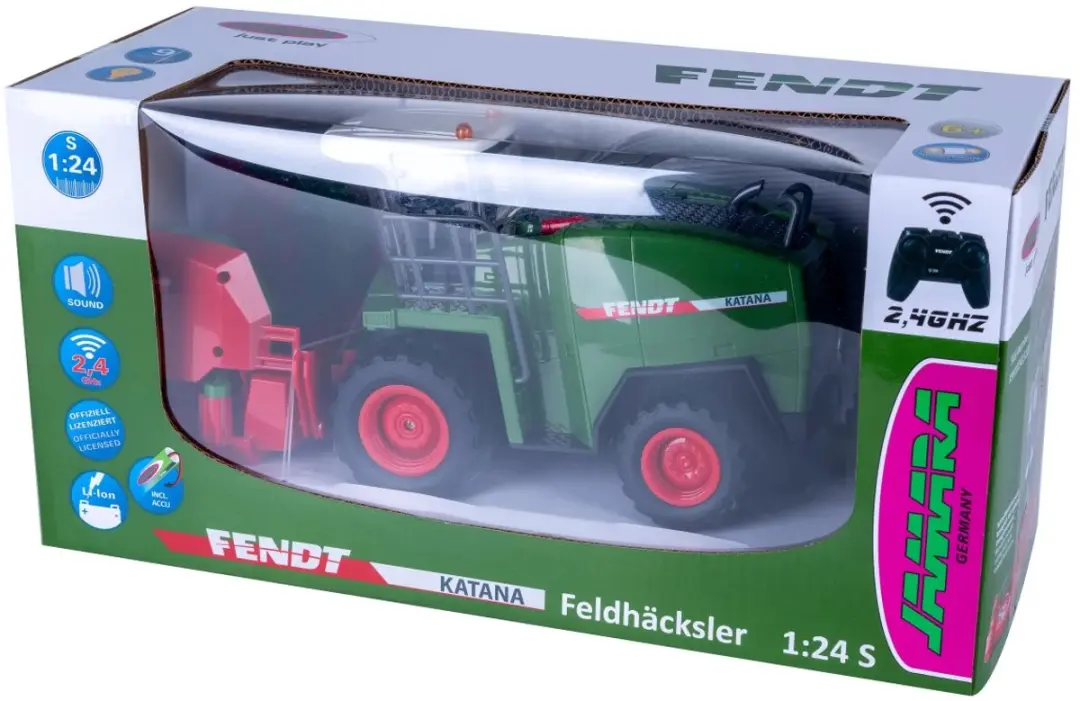 Jamara RC Fendt Katana Veldhakselaar 1:24 - Groen - 37cm - afbeelding 6 van 6
