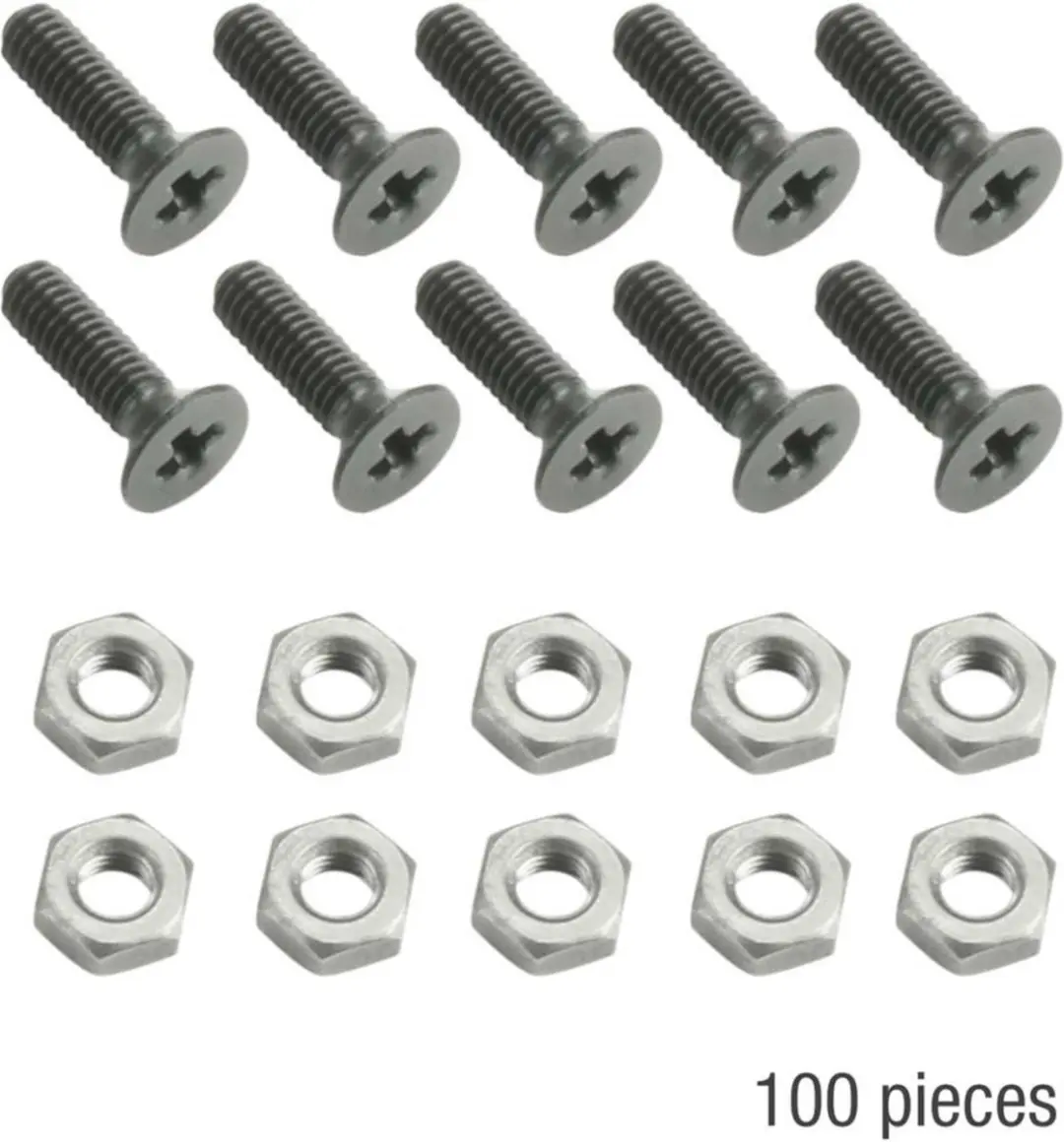 Adam Hall Hardware 5420 BLK M100 AH 100 x M3 x 10 black
