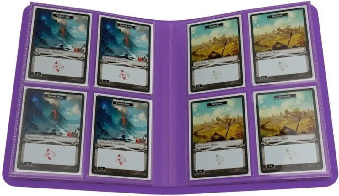 Gamegenic GGS32015 Verzamelmap Trading Cards 8-Pocket - Paars