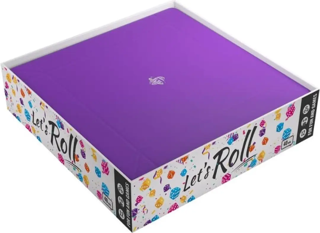 Magnetic Dice Tray Square black/purple