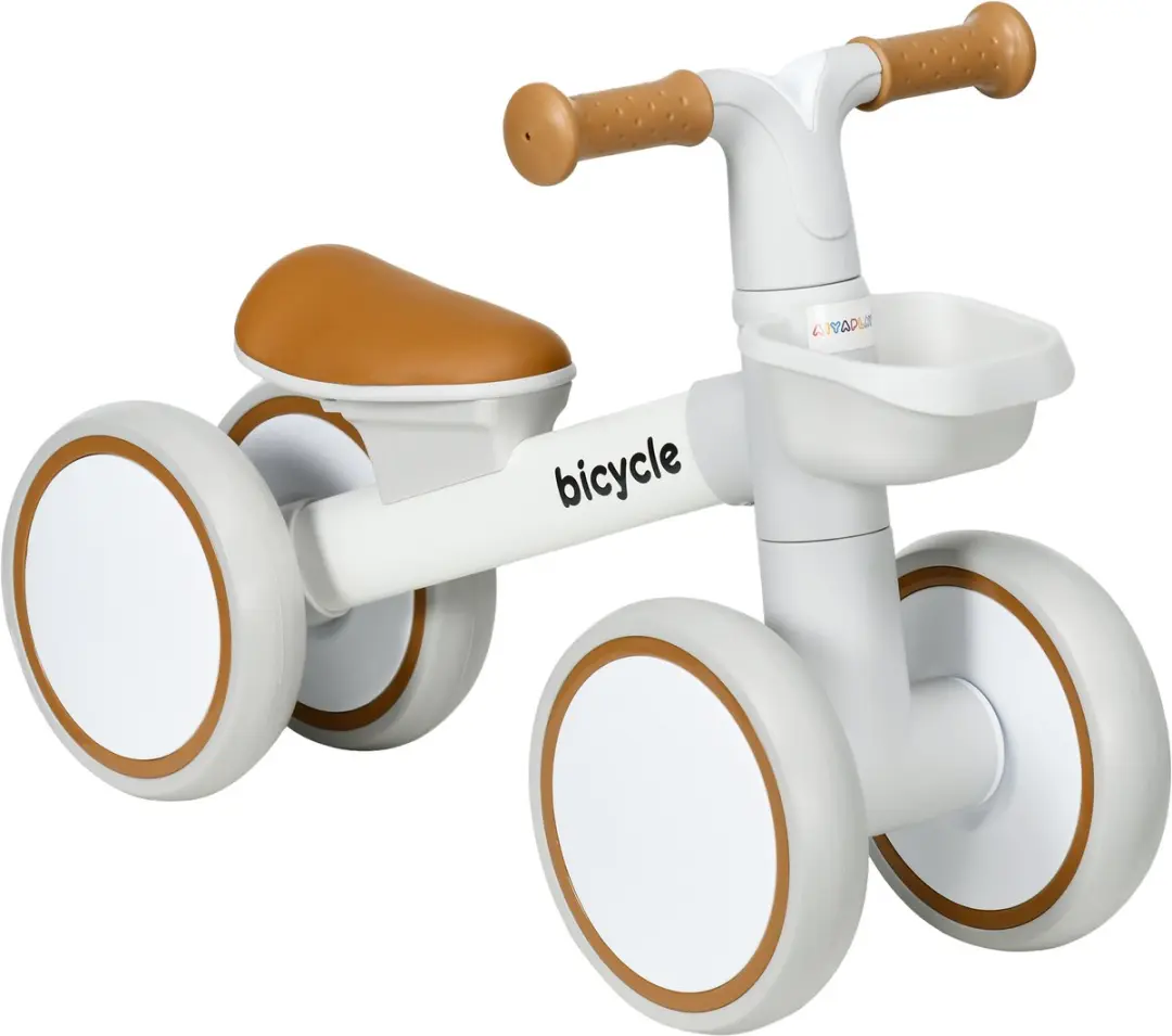 AIYAPLAY Kinderbalansfiets Aluminiumlegering, kunststof 56L x 27B x 39H cm Bruin