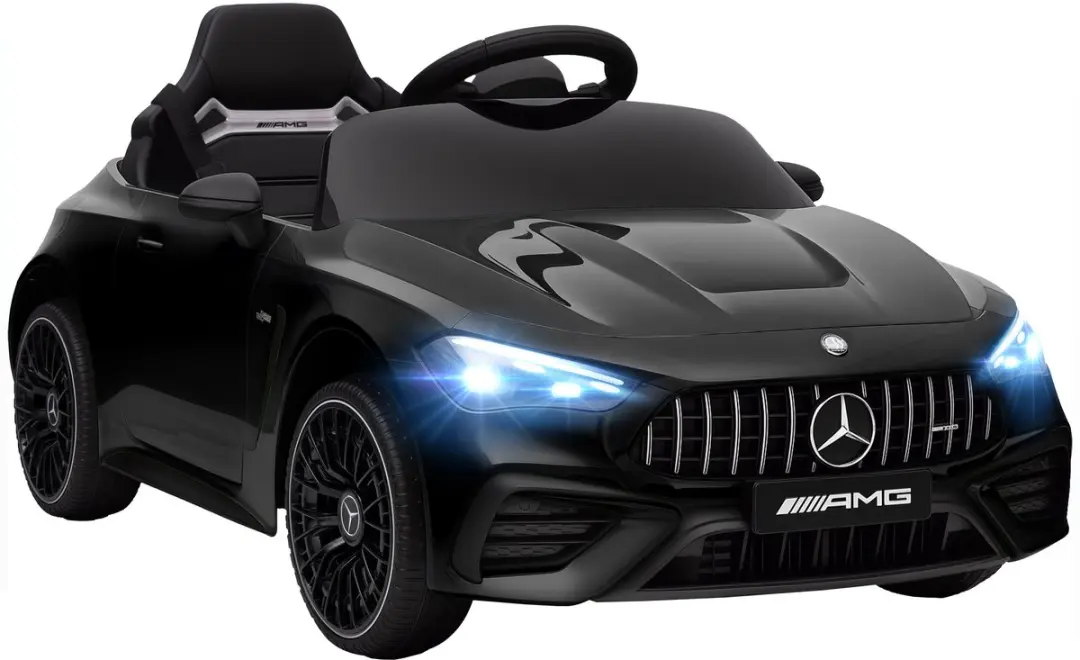 AIYAPLAY Elektrische kinderauto Kunststof, staal 99L x 55B x 43H cm Zwart